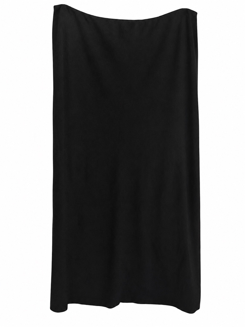 St Michael M&S Black Knit Maxi Skirt UK 16 Office Classic